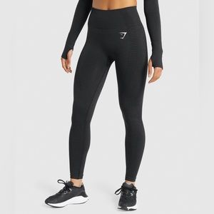 Gymshark vital seamless 2.0 leggings Black Marl